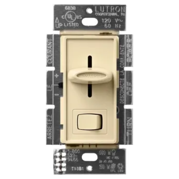 Lutron SKYLARK CFL/LED DIMMER IVORY CLAM