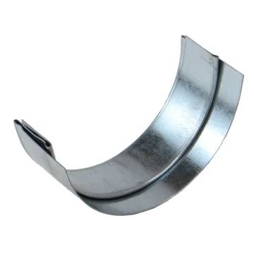 5 in Half Round Galvanized Steel Slip Joint Connector