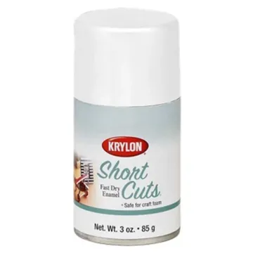 Krylon 3 oz Flat White 3 hr General Purpose Fast Dry Enamel Spray Paint