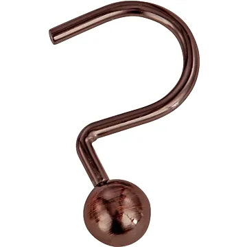 Simple Spaces Ball Shower Curtain Hook  (Venetian Bronze - 12pk)