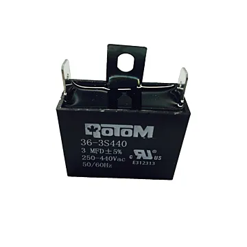 PEMS 3 mfd 250-440 VAC 50-60 Hz Dual Voltage Capacitor