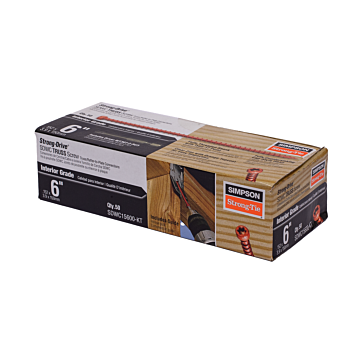Simpson Strong-Tie Strong-Drive® SDWC® TRUSS Screw (Orange - 50pk) .152 in. x 6 in.