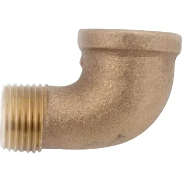 Anderson Metals 90 Deg. Red Brass Threaded Elbow (1/4 Bend) 1/4 in.