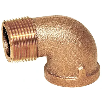 Midland Industries Lead-Free IMP 90 Deg Street Elbow - 3/8 in.