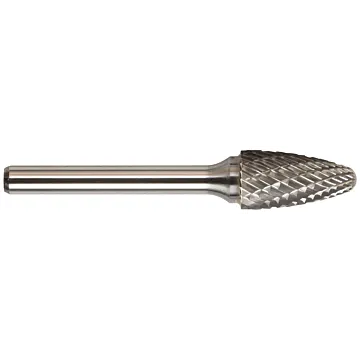 Drillco Cutting Tools SF-1, Solid Carbide Bur Double Cut