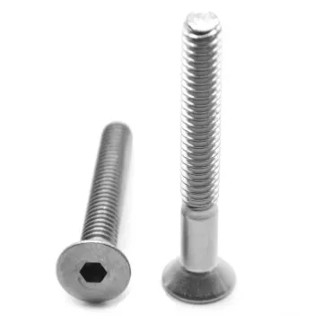 10-24 x 3/4" Flat Socket Head Cap Screw, Coarse Thread, Stainless Steel 