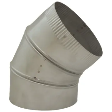 Elbow 6 in 304 Stainless Steel Stove Pipe Elbow