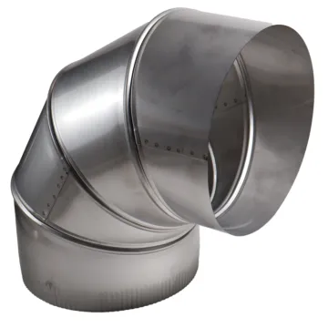 Elbow 7 in 304 Stainless Steel Stove Pipe Elbow