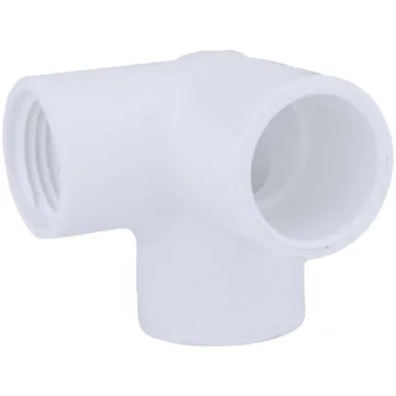 Charlotte Pipe 1/2 In. x 1/2 In. Slip x 1/2 In. Female Schedule 40 90 Deg. PVC Elbow w/Side Inlet (1/4 Bend)