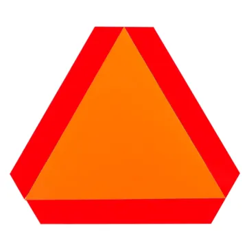 Safety Vehicle Emblem Inc Decal Standard Slow Moving Vehicle Sign