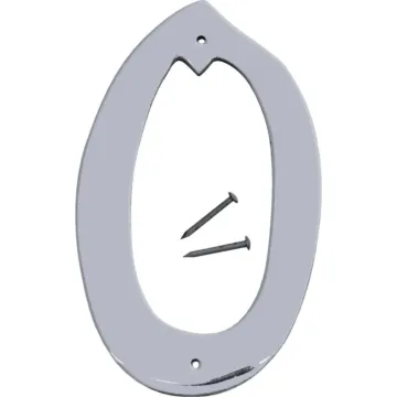 Hy-Ko 4 In. Satin Nickel Number 0