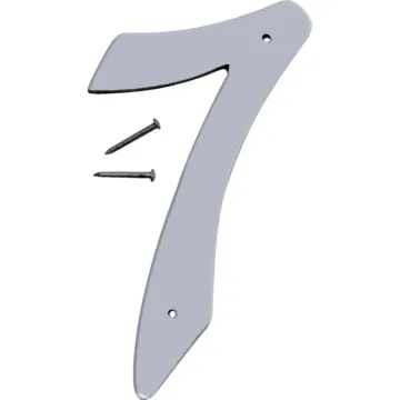 Hy-Ko 4 In. Satin Nickel Number 7