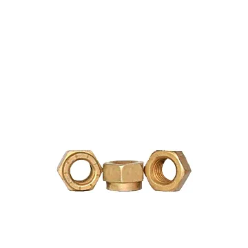 Steel Lock Nut (Yellow Zinc) 3/8"-24