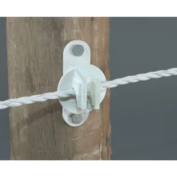 Dare Products Dare Nail-On White Polyethylene Electric Fence Insulator (25-Pack)