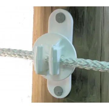 Dare Products WOOD POST OR VINYL POST INSULATOR - EQUINE WHITE