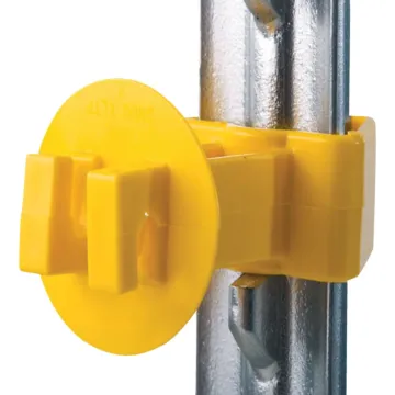 Dare Products Dare Snug Snap-On Yellow Polyethylene Electric Fence Insulator (25-Pack)