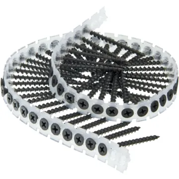 Senco DuraSpin Phillips Bugle Head Collated Drywall Screw, Phospate Finish (1000pk) #7 x 2 in.
