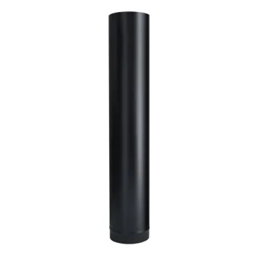 Imperial 6-in x 36-in Black Single-Wall Stove Pipe