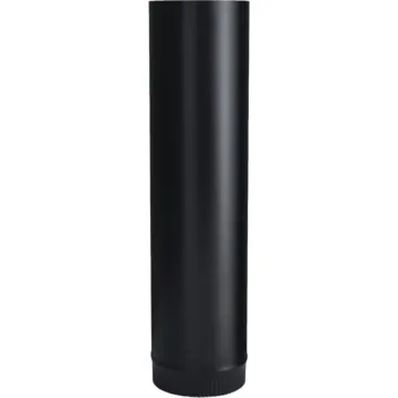 Imperial 24 Ga. 6 In. D x 24 In. L Black Single-Wall Stove Pipe