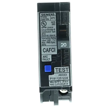 Siemens BRKR QAF2N AFCI 1P 120V 20A 10kA