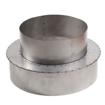 8 x 6 in 304 Stainless Steel Stove Pipe Reducer