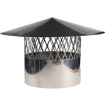 8 in Stainless Steel Stove Pipe Rain Cap