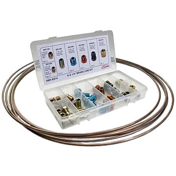 S.U.R.&R BR-EZ14 1/4 in 25 ft Natural 40-Piece Brake Line Kit