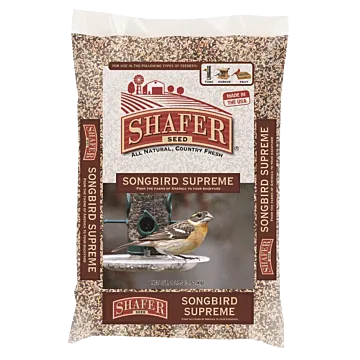 Shafer Seed® 51044 40 lb Bag Songbird Supreme Sunflower Seed
