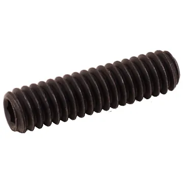 1/4"-20 x 1" Set Screw, Coarse Thread, Black Oxide 
