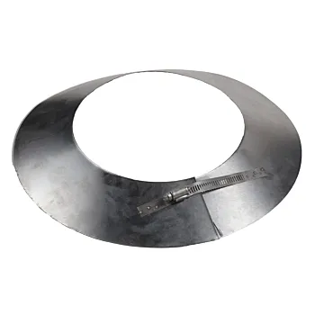 8 in 304 Stainless Steel Stove Pipe Storm Collar