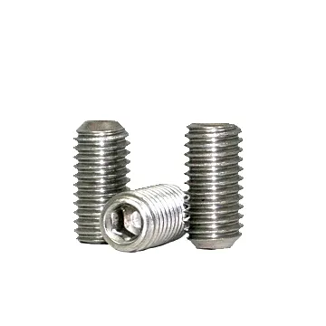 1/4"-28 x 1/2" Set Screw, Fine Thread, Stainless Steel 