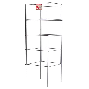 CEDAR RIDGE 0.75 in x 27 in x 40 in 13.25 in x 13 in x 40 in 40 in Cedar Ridge Square Foldable Tomato Cage