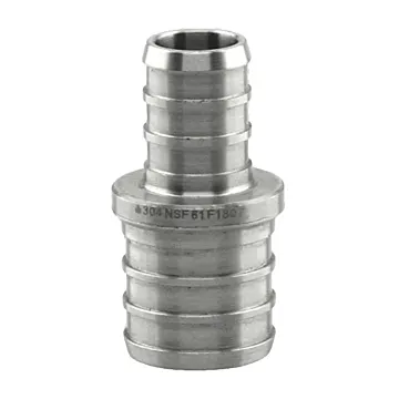 Boshart Industries Coupling 3/4 x 1/2 in Crimp PEX Pipe Reducing Coupling