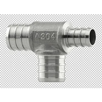 Boshart Industries Tee 3/4 x 1/2 x 3/4 in Crimp PEX Pipe Reducing Tee