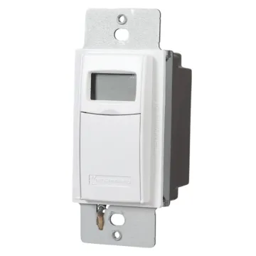 Intermatic 7-Day Heavy-Duty Programmable Timer, 120-277 VAC, 15A, White