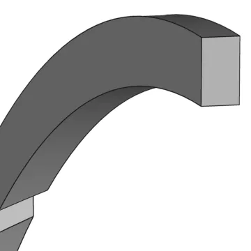 Dichtomatik ST110 Split PTFE Back-up Ring