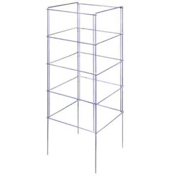 CEDAR RIDGE 0.75 in x 27 in x 48 in 13.25 in x 13 in x 48 in 48 in Cedar Ridge Square Foldable Tomato Cage