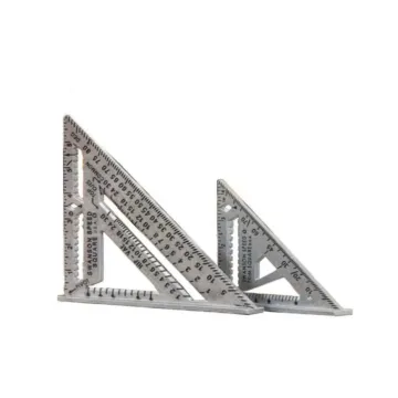Swanson® 7 in and 4-1/2 in BlackEngraved High-Grade Aluminum Alloy Speed Square Combination Kit