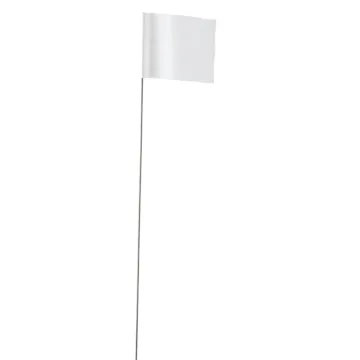 Empire 2.5 in. x 3.5 in. White Flag Stakes