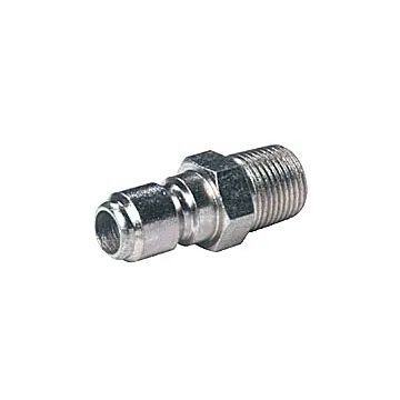 3/8" Quick Connect x 3/8" Male NPT Steel Plug