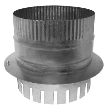 Sealtite 6 in Take-Off Flex Duct Collar With Damper