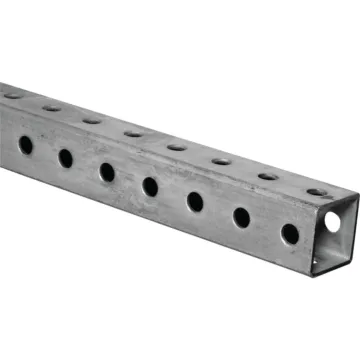 National Hardware Perforated Square Tube (Zinc) 1-1/4" x 3 ft