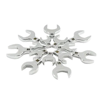 SUNEX® Tool SAE 14 Forged Alloy Steel Crowfoot Wrench Set
