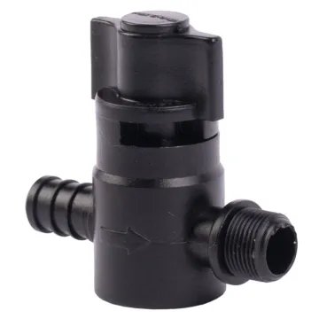 Flair-It Compression 1/2 x 3/8 in Plastic Straight Stop Valve