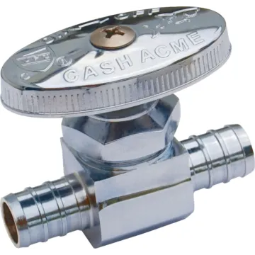 Boshart Industries 1/2 in PEX 1/2 in PEX Brass Supply Stop Valve
