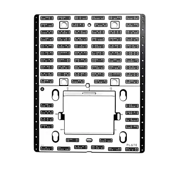 Shaper Tools 6.29 in 4.72 in Universal Template Plate