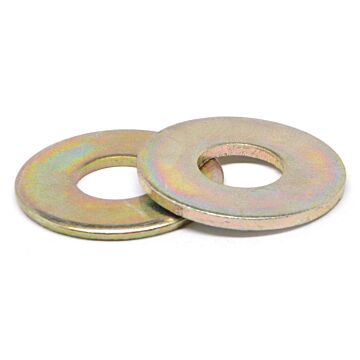 Titan™ 3/8 in Hardened Steel Finish Yellow Zinc Flat Washer