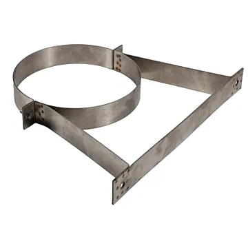 8 in 304 Stainless Steel Stove Pipe Wall Band