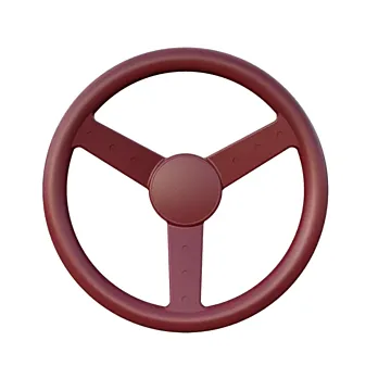 Atlas Molding Plastic Burgundy Steering Wheel