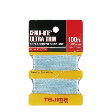 TAJIMA TOOL Chalk-Rite® Ultra-Thin braided line, 0.5 mm x 30m / 100 ft.
